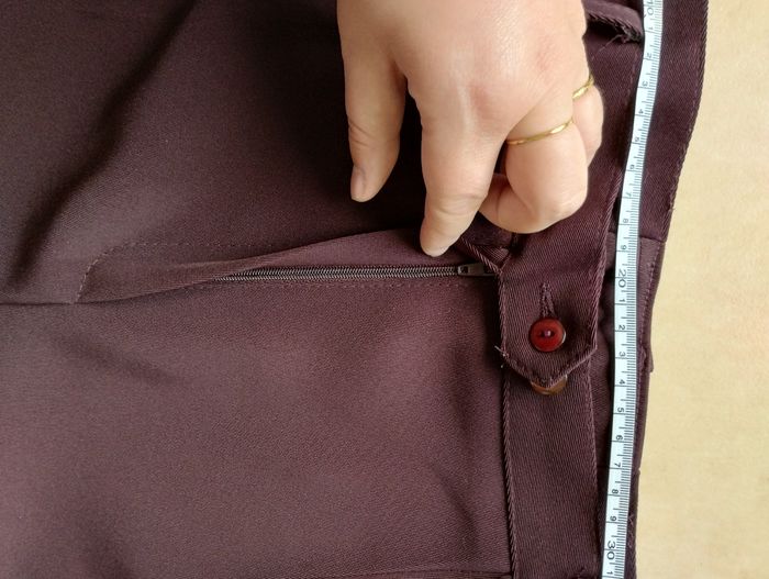 Pantalon tailleur prune - photo numéro 8