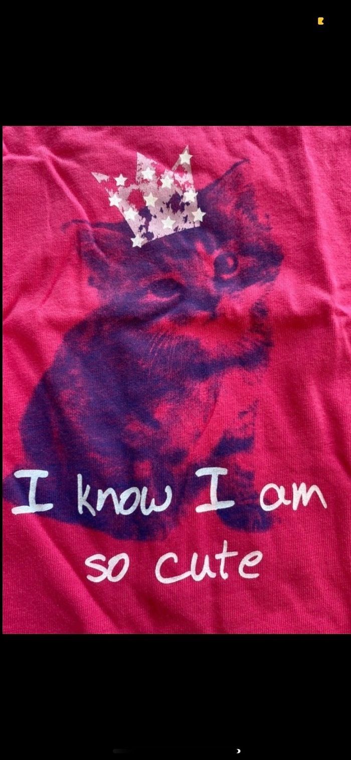 Tee shirt manches longues Chat 6 mois - photo numéro 6