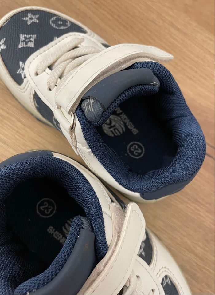 Basket garçon taille 23 basket Bleu Marine - photo numéro 4