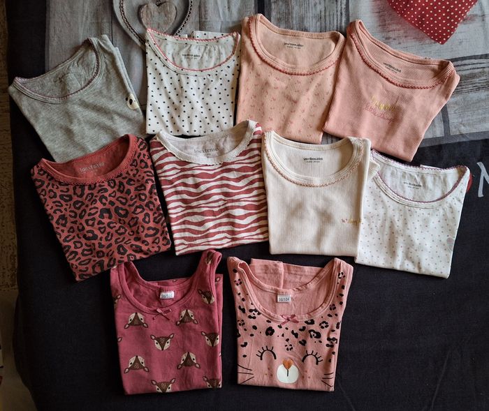 Lot de 10 maillots de corps 3-4 ans