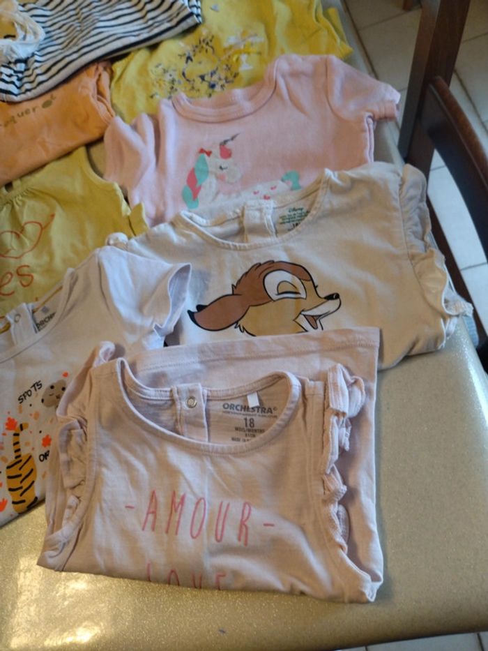 Lot de 8 tee shirts manches courtes - photo numéro 3