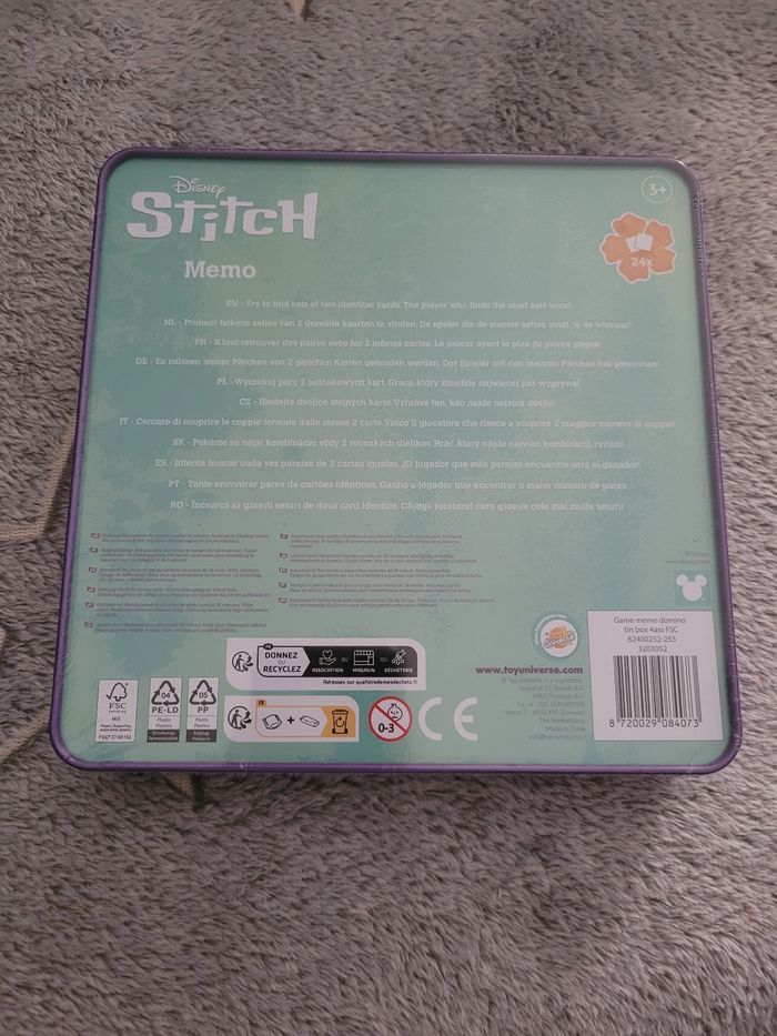 Jeu memo stitch neuf - photo numéro 2