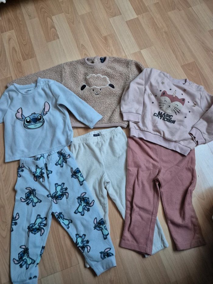 Lot de 3 pyjamas 2 pièces