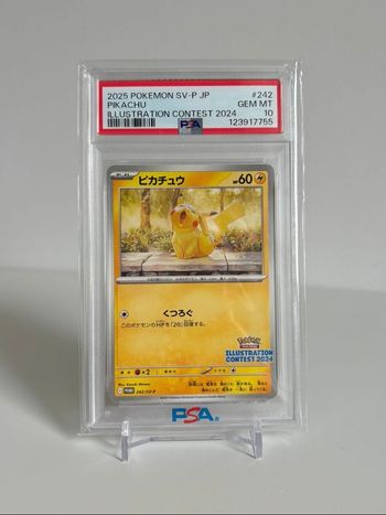 Pikachu Promo #242 - Illustration Contest 2024 - PSA 10