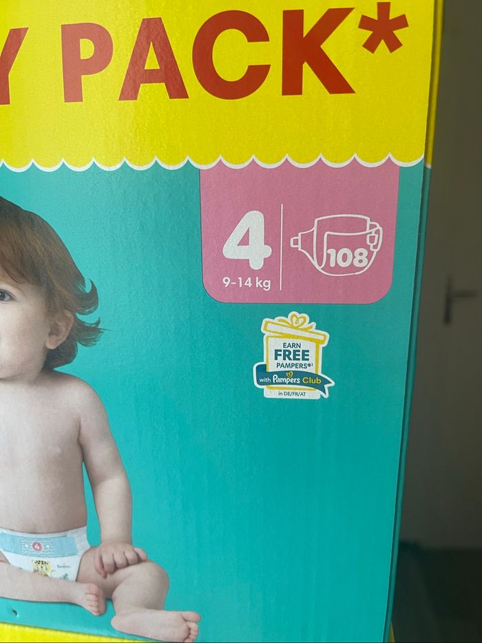 Pampers taille 4 - photo numéro 2