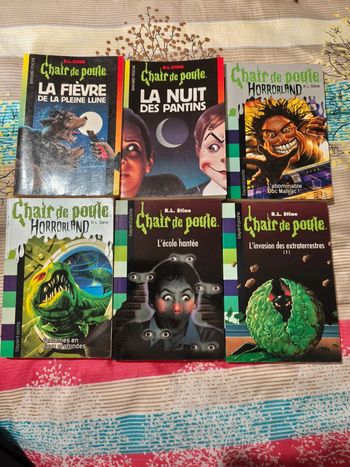 Lot de livres chair de poule