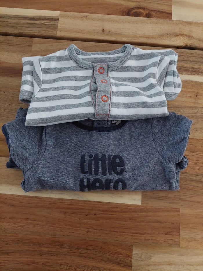 Lot de 2 grenouillères 6 mois - photo numéro 4