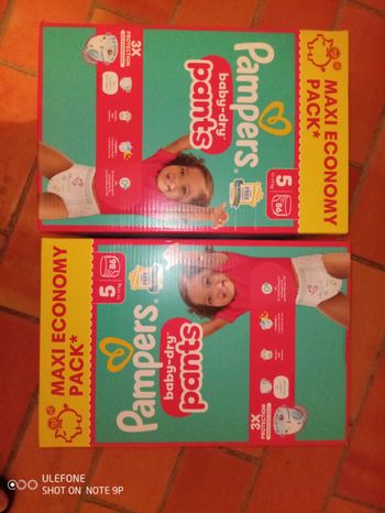 Couches Pampers pant taille 5 