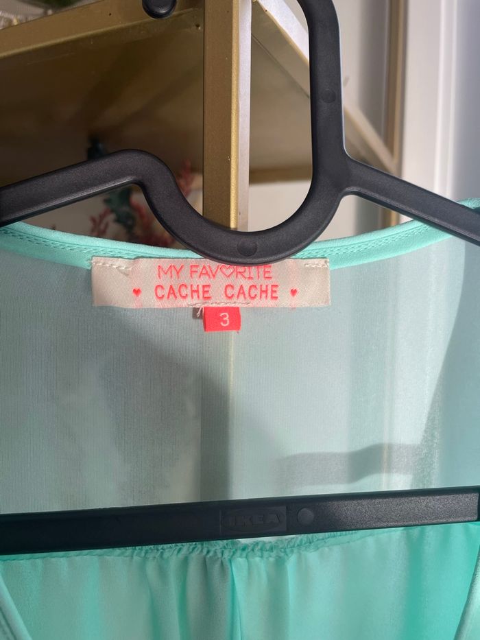 Blouse bleu turquoise - photo numéro 4