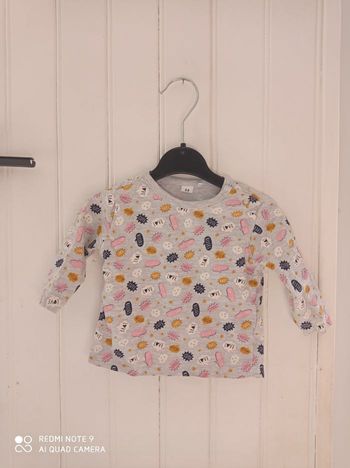 T-shirt manches longues taille 68