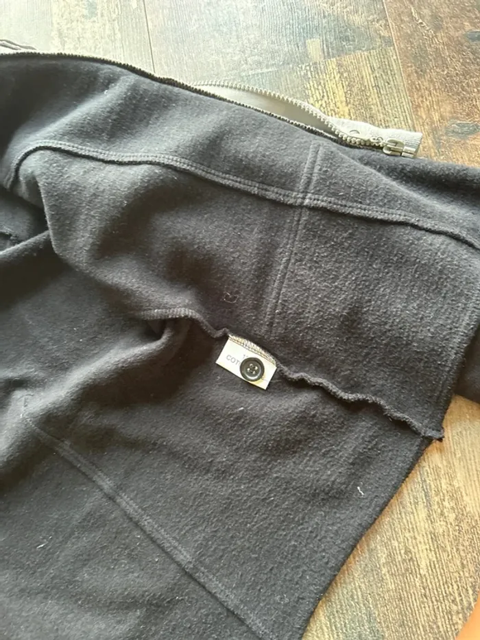 Gilet sweat capuche bicolore - photo numéro 10