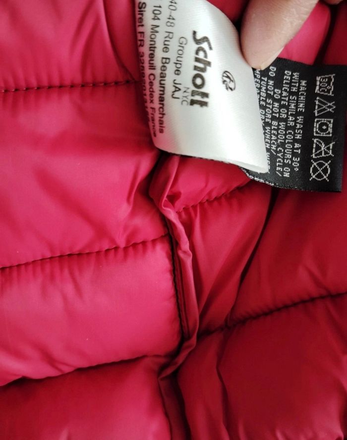 Veste Schott femme bleu marine - photo numéro 6