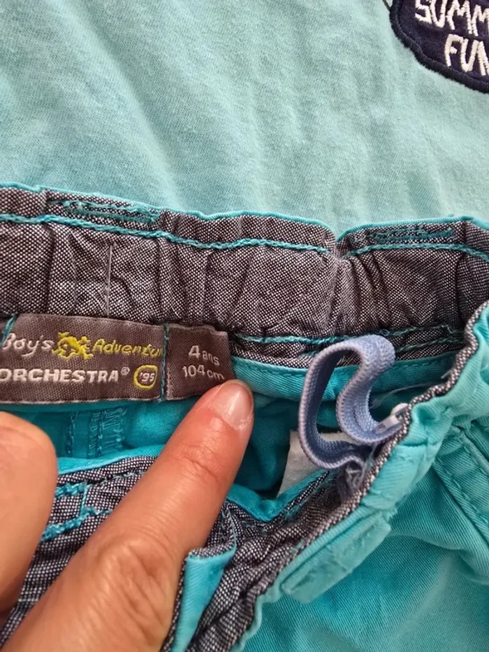 Ensemble short turquoise - photo numéro 2