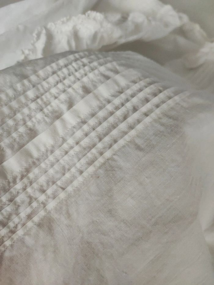 Chemise blanche brodée ancienne - photo numéro 9