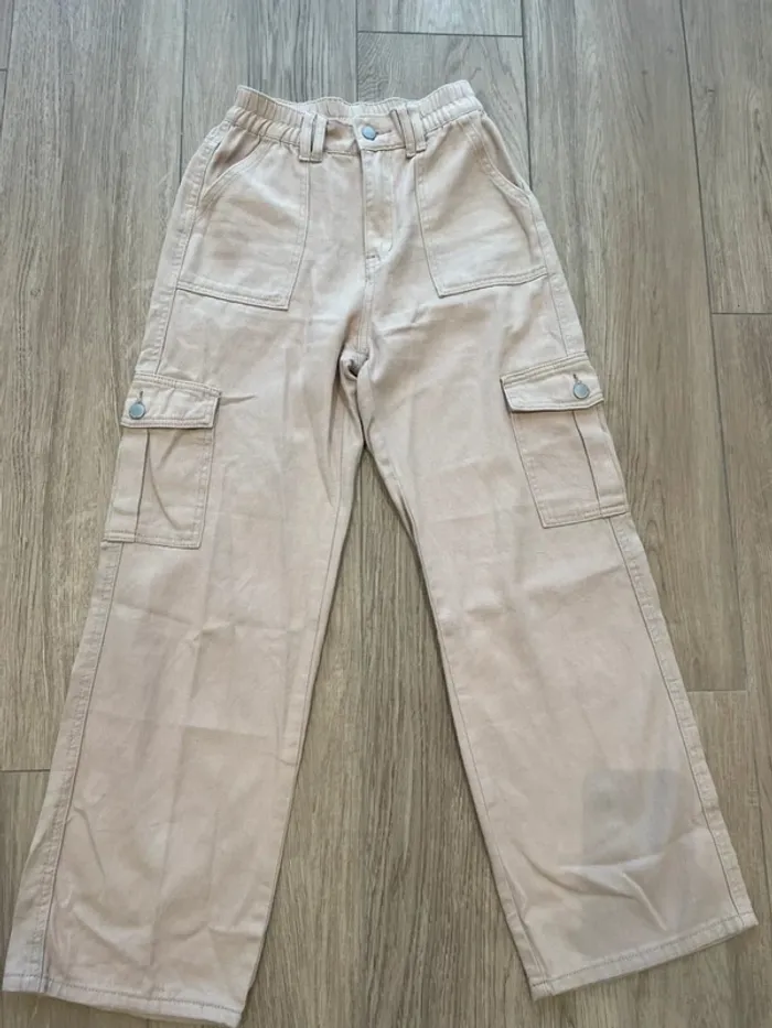 Pantalon cargo taille haute - photo numéro 3