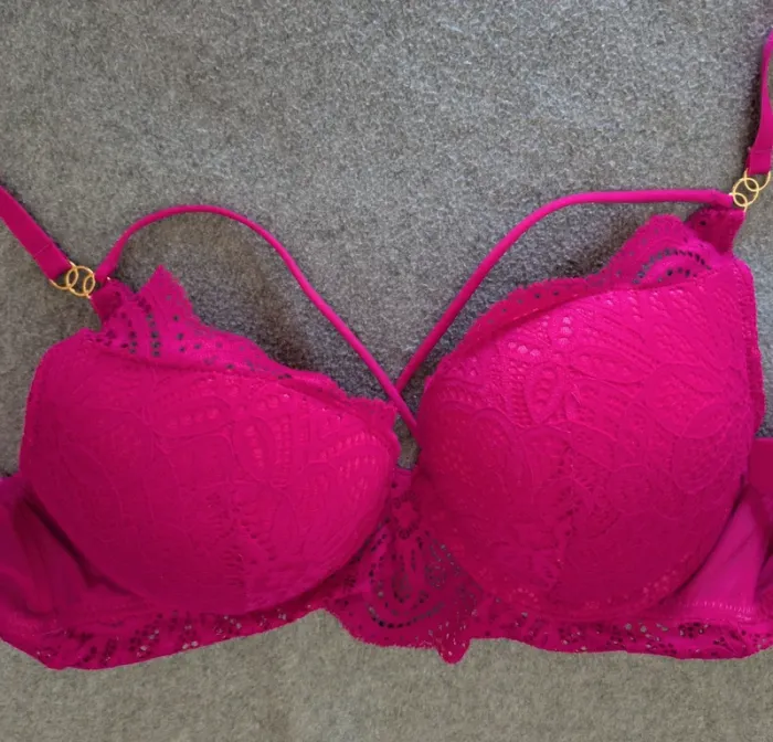 Sublime soutien-gorge push up rose fushia 95B - photo numéro 4