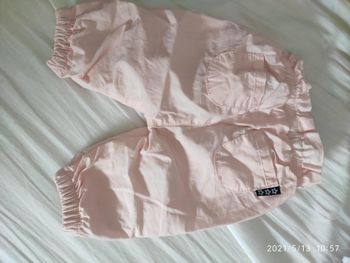Pantalon rose pâle souple un peu épais