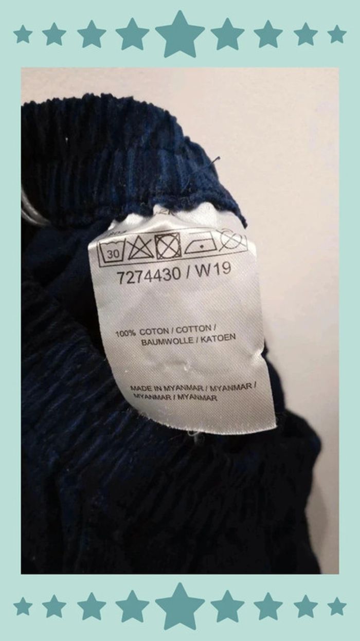 🍄 Pantalon velours 12 mois - photo numéro 5
