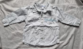 Chemise manches longues 6 mois garçon