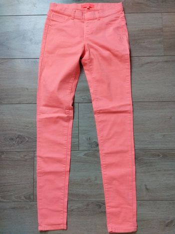 Pantalon orange corail fluo taille 34