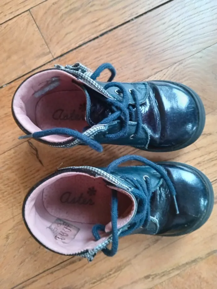 Chaussures bébé fille cuir Aster pointure 22 - photo numéro 8