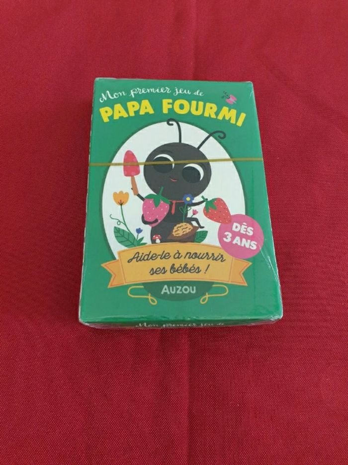 Jeu cartes Auzou  Papa fourmi