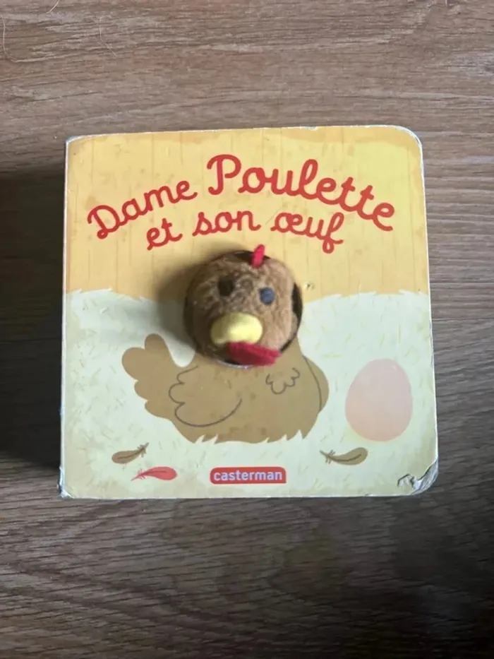 Livre dame poulette et son œuf - photo numéro 2