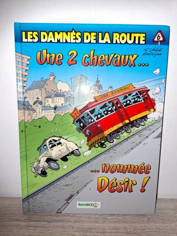 Bande dessinée Les damnés de la route une 2 chevaux