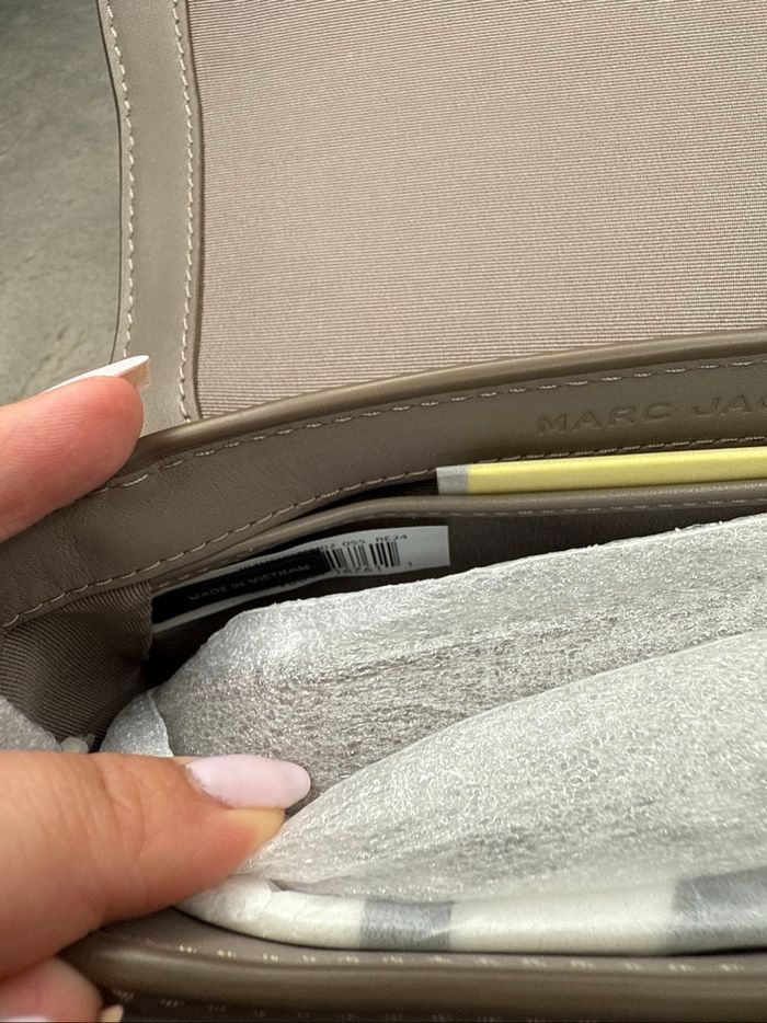 Marc Jacobs - Sac Clover avec logo en cuir - Cement - photo numéro 3