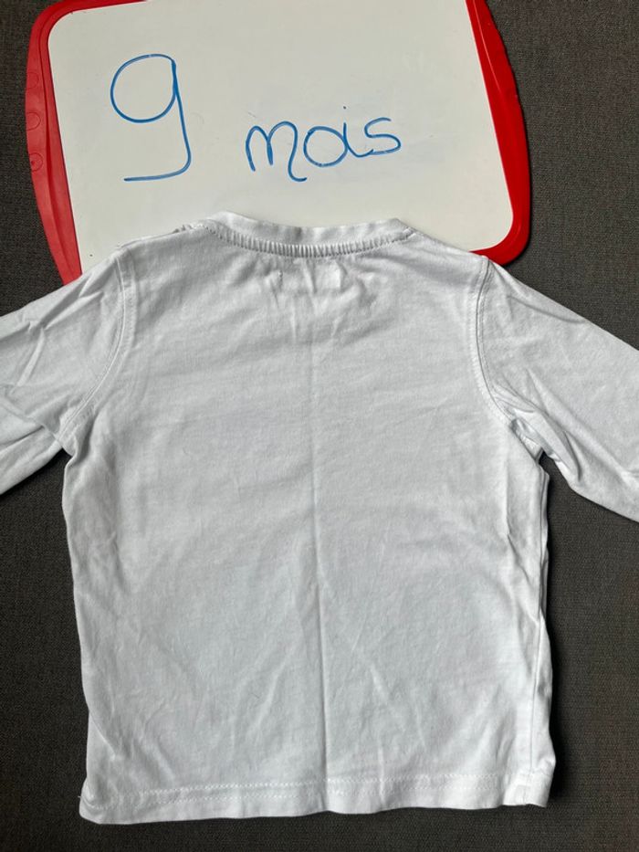 Teeshirt manches longues Gemo 9 mois - photo numéro 3