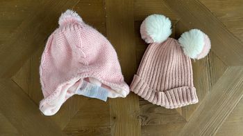 Lot de 2 bonnets filles