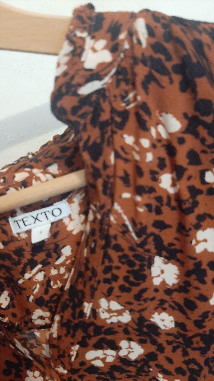 Blouse manche longue à motifs - photo numéro 4