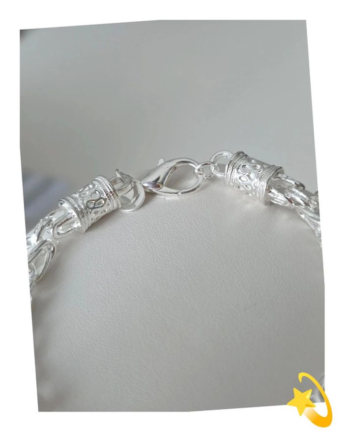 Bracelet maille royale 21cm - photo numéro 4