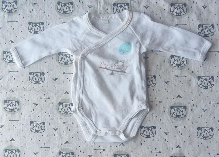 Lot de bodies ML taille 1 mois - photo numéro 9