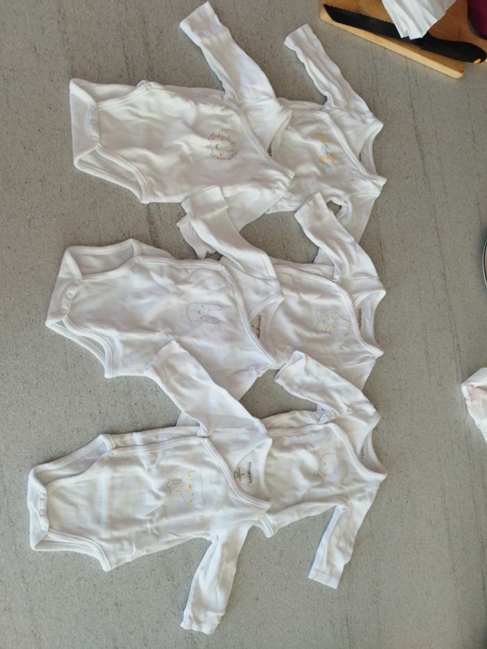 Lot de 6 body manches longues