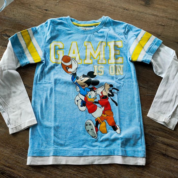 T-shirt manches longues Disney 6/8 ans