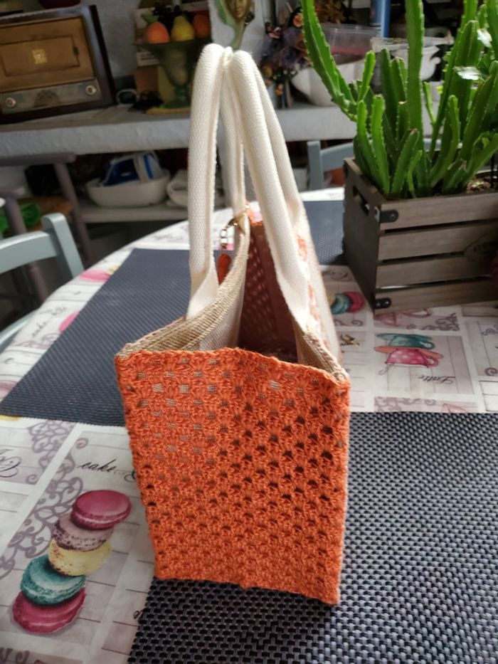 Sac 👜 fait main au crochet Modèle unique - photo numéro 6
