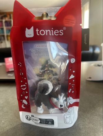 Figurine tonies Husky de Noël