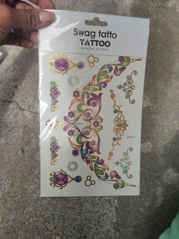 Tatouage plaquette temporaire