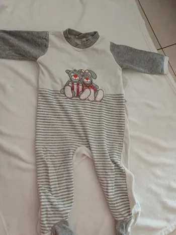 Pyjama velours 18 mois