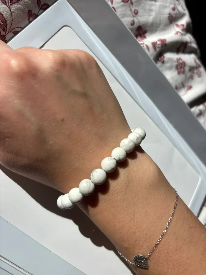 Bracelet blanc - photo numéro 4