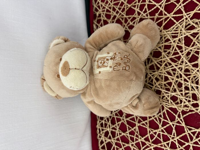 Doudou Ours Grelot Beige My Bear Nicotoy - photo numéro 4