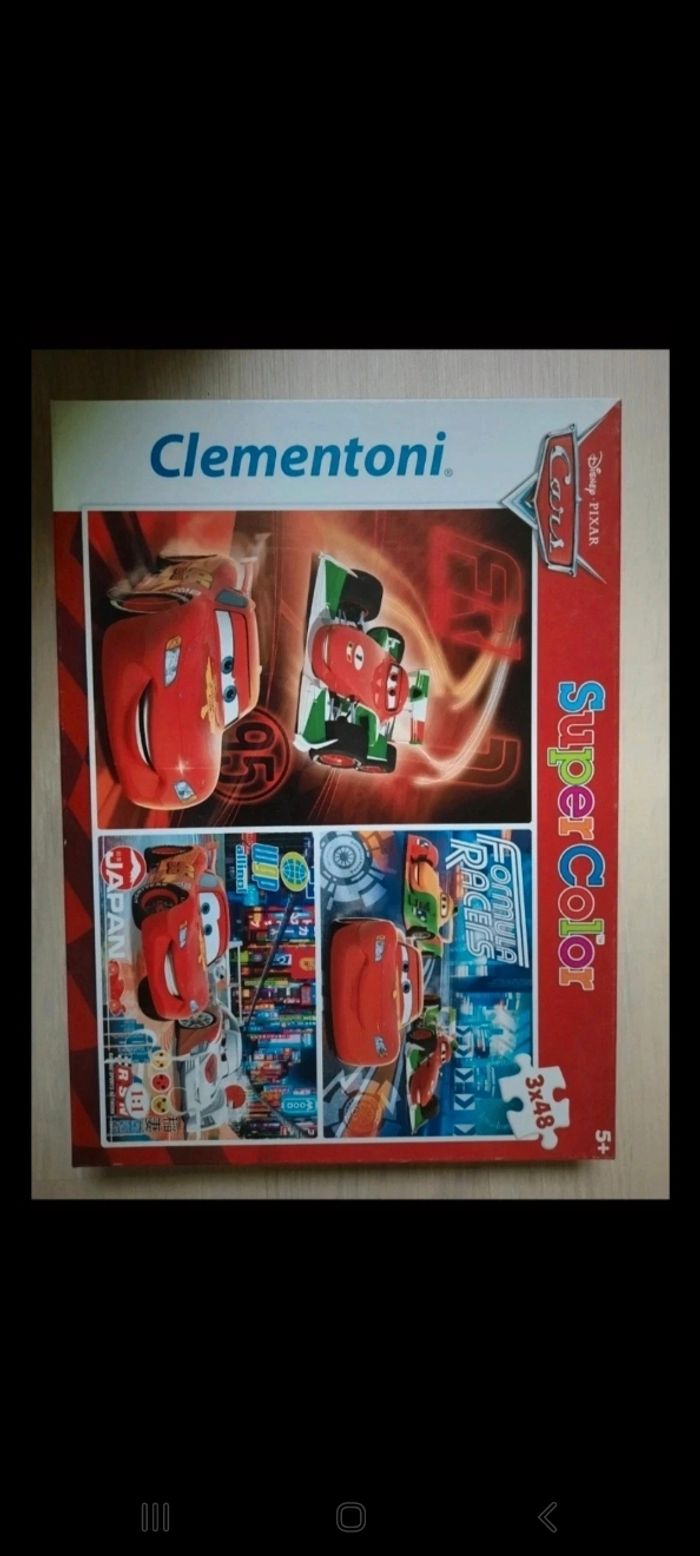 3 Puzzles cars