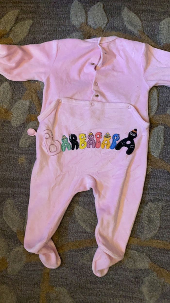 Pyjama fille barbapapa 6 mois - photo numéro 2