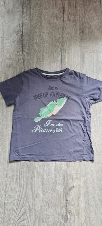 T-shirt poisson Okaidi 8 ans