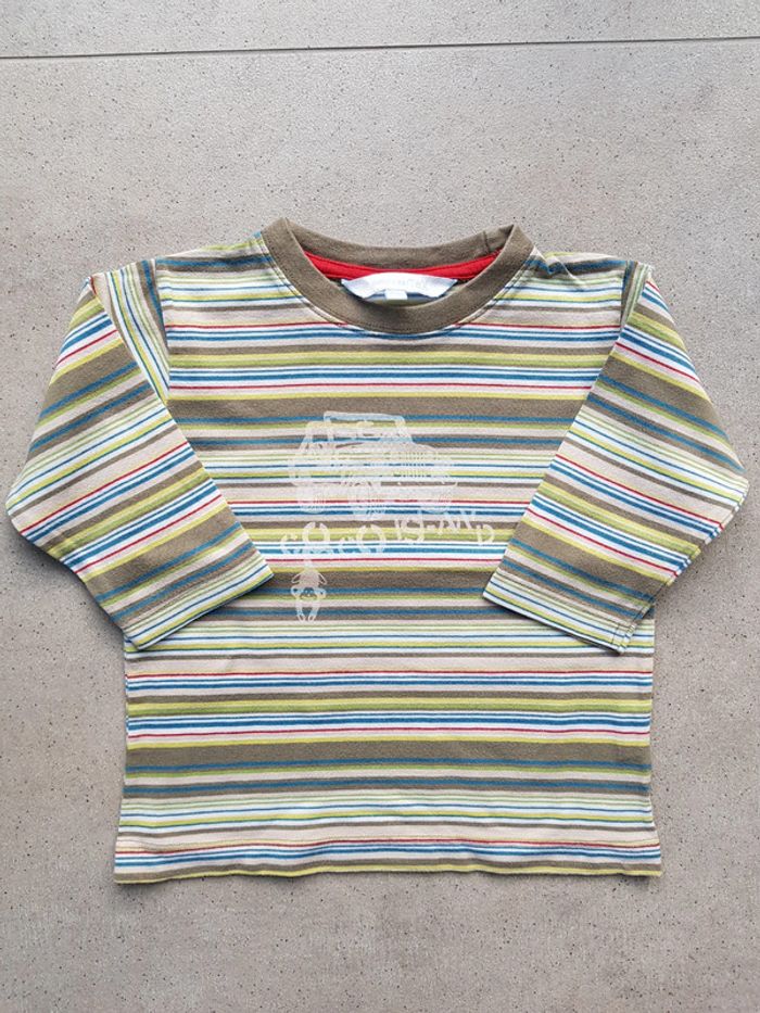 Tee-shirt garçon manches longues