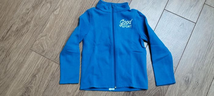 Veste en molleton bleu Decathlon - 6 ans