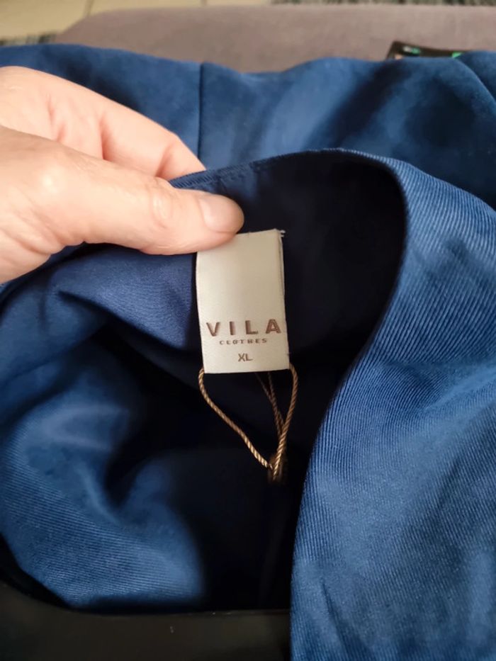 Robe Vila bleue marine XL - photo numéro 5