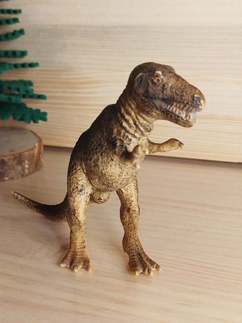 Schleich dinosaure T-rex marron Figurine vintage