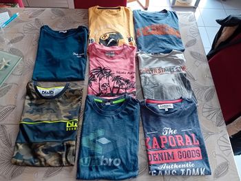 Lot de 8 tee-shirt MC Taille S